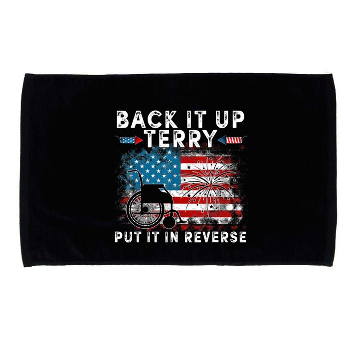 Back It Up Terry Put It In Reverse Firework 4th Of July Microfiber Hand Towel