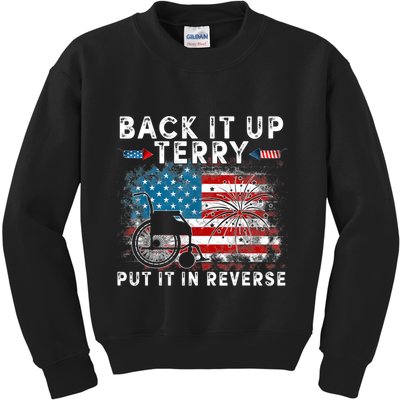 Back It Up Terry Put It In Reverse Firework 4th Of July Kids Sweatshirt