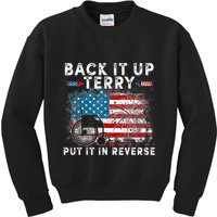 Back It Up Terry Put It In Reverse Firework 4th Of July Kids Sweatshirt