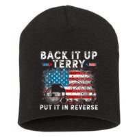 Back It Up Terry Put It In Reverse Firework 4th Of July Short Acrylic Beanie