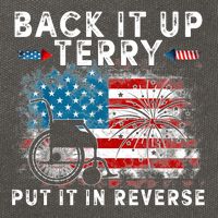 Back It Up Terry Put It In Reverse Firework 4th Of July Cotton Canvas Backpack