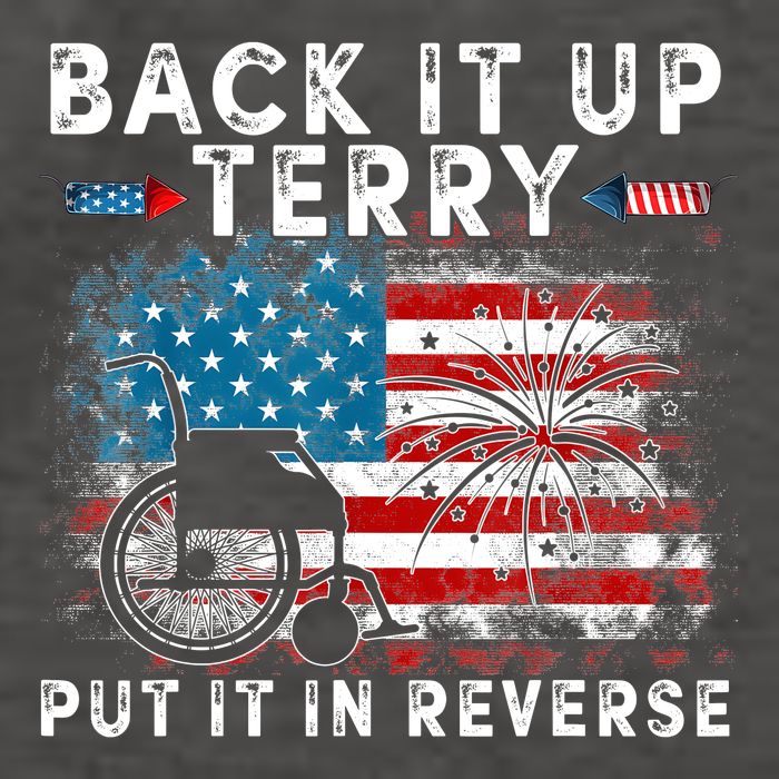 Back It Up Terry Put It In Reverse Firework 4th Of July Vector Backpack