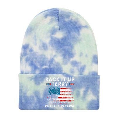 Back It Up Terry Put It In Reverse Firework 4th Of July Tie Dye 12in Knit Beanie