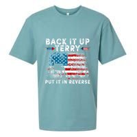 Back It Up Terry Put It In Reverse Firework 4th Of July Sueded Cloud Jersey T-Shirt