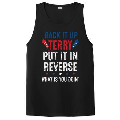 Back It Up Terry Put It In Reverse Fireworks Fun 4th Of July PosiCharge Competitor Tank