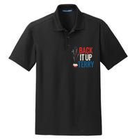 Back It Up Terry 4th Of July Funny Back It Up Terry Dry Zone Grid Polo