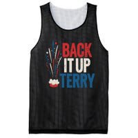 Back It Up Terry 4th Of July Funny Back It Up Terry Mesh Reversible Basketball Jersey Tank