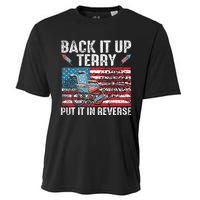 Back It Up Terry Put It In Reverse Firework Flag 4th Of July Cooling Performance Crew T-Shirt