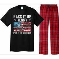 Back It Up Terry Put It In Reverse Firework Flag 4th Of July Pajama Set