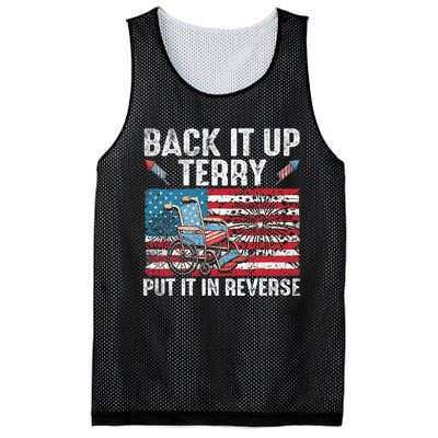 Back It Up Terry Put It In Reverse Firework Flag 4th Of July Mesh Reversible Basketball Jersey Tank