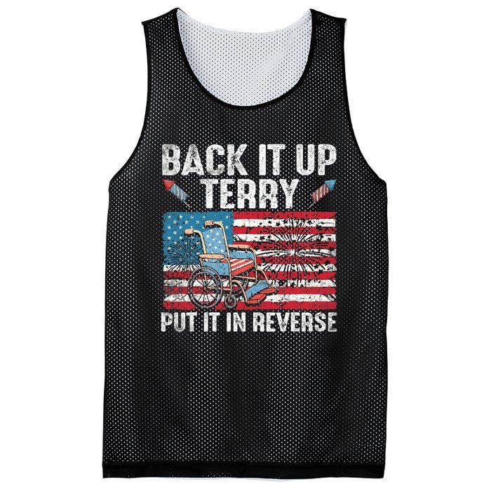 Back It Up Terry Put It In Reverse Firework Flag 4th Of July Mesh Reversible Basketball Jersey Tank