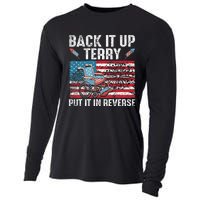 Back It Up Terry Put It In Reverse Firework Flag 4th Of July Cooling Performance Long Sleeve Crew