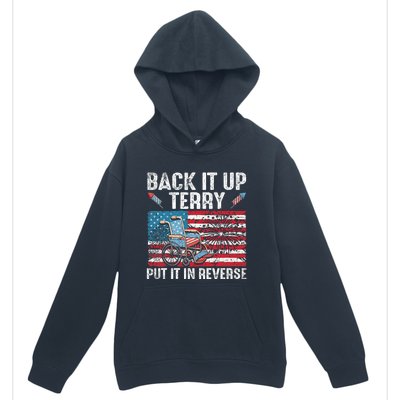 Back It Up Terry Put It In Reverse Firework Flag 4th Of July Urban Pullover Hoodie