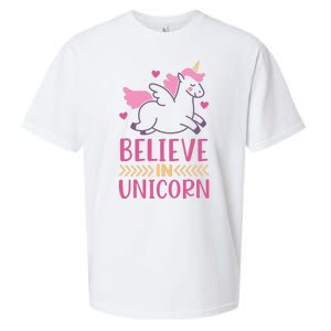 Believe In Unicorn Sueded Cloud Jersey T-Shirt