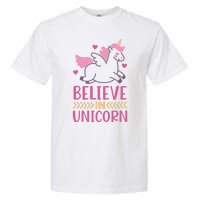 Believe In Unicorn Garment-Dyed Heavyweight T-Shirt