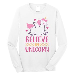 Believe In Unicorn Long Sleeve Shirt