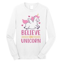 Believe In Unicorn Long Sleeve Shirt