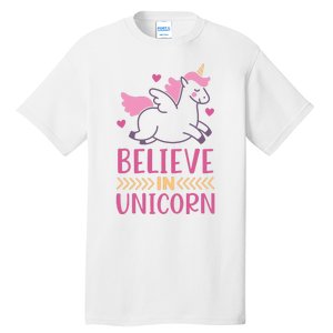 Believe In Unicorn Tall T-Shirt