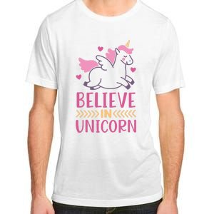 Believe In Unicorn Adult ChromaSoft Performance T-Shirt