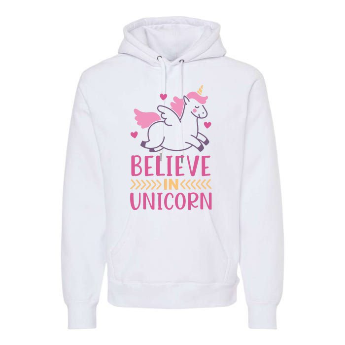 Believe In Unicorn Premium Hoodie