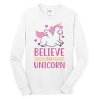 Believe In Unicorn Tall Long Sleeve T-Shirt