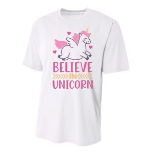 Believe In Unicorn Performance Sprint T-Shirt