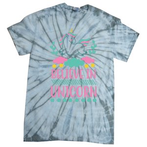 Believe In Unicorn Tie-Dye T-Shirt