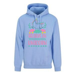 Believe In Unicorn Unisex Surf Hoodie