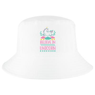 Believe In Unicorn Cool Comfort Performance Bucket Hat