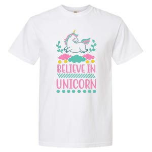 Believe In Unicorn Garment-Dyed Heavyweight T-Shirt