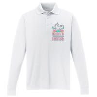 Believe In Unicorn Performance Long Sleeve Polo