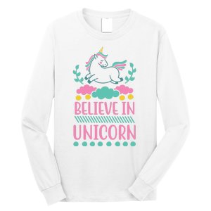 Believe In Unicorn Long Sleeve Shirt