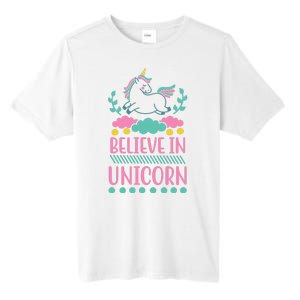 Believe In Unicorn Tall Fusion ChromaSoft Performance T-Shirt