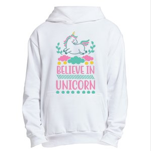 Believe In Unicorn Urban Pullover Hoodie