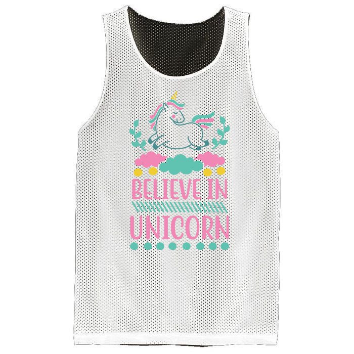 Believe In Unicorn Mesh Reversible Basketball Jersey Tank