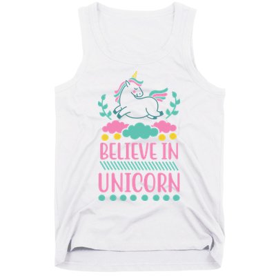 Believe In Unicorn Tank Top