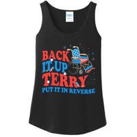 Back It Up Terry Put It In Reverse 4th Of July Fireworks Ladies Essential Tank