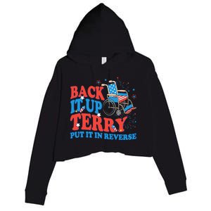 Back It Up Terry Put It In Reverse 4th Of July Fireworks Crop Fleece Hoodie