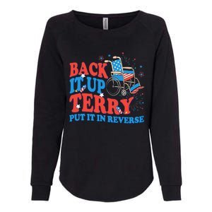 Back It Up Terry Put It In Reverse 4th Of July Fireworks Womens California Wash Sweatshirt