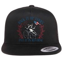 Back It Up Terry Retro 4th Of July Flat Bill Trucker Hat