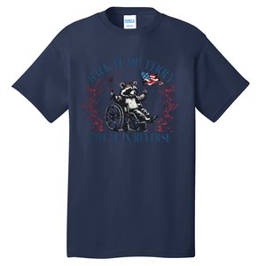 Back It Up Terry Retro 4th Of July Tall T-Shirt