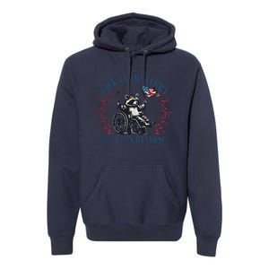 Back It Up Terry Retro 4th Of July Premium Hoodie