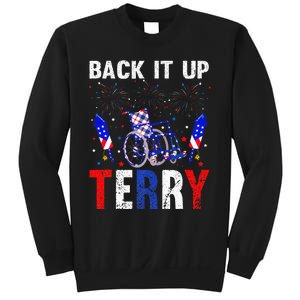 back it up terry 4th of july firework american flag Sweatshirt