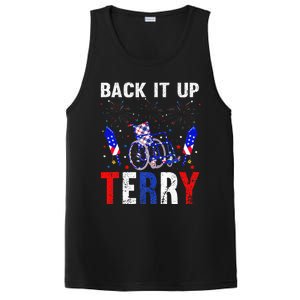 back it up terry 4th of july firework american flag PosiCharge Competitor Tank