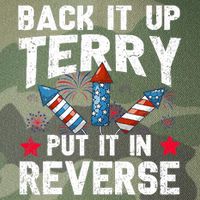 Back It Up Terry Put It In Reverse Firework Flag 4th Of July Legacy Tie Dye Trucker Hat