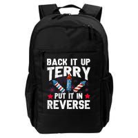 Back It Up Terry Put It In Reverse Firework Flag 4th Of July Backpack