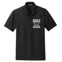 Back It Up Terry Put It In Reverse Firework Flag 4th Of July Dry Zone Grid Polo