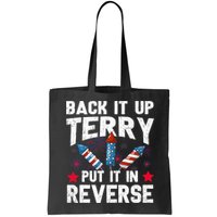 Back It Up Terry Put It In Reverse Firework Flag 4th Of July Bag