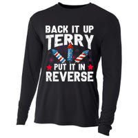Back It Up Terry Put It In Reverse Firework Flag 4th Of July Cooling Performance Long Sleeve Crew