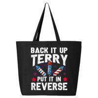 Back It Up Terry Put It In Reverse Firework Flag 4th Of July 25L Jumbo Tote